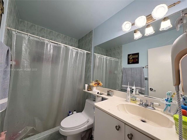 5183 Cannon Way, West Palm Beach, FL 33415 - full bath featuring toilet, vanity, and curtained shower