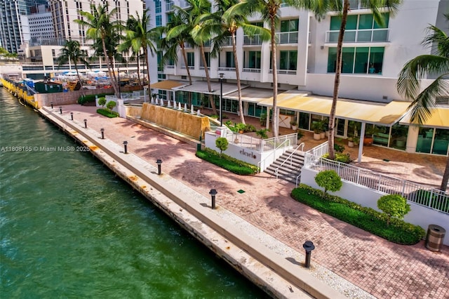 41 SE 5th St Unit 1012, Miami, FL 33131 - dock area with a water view