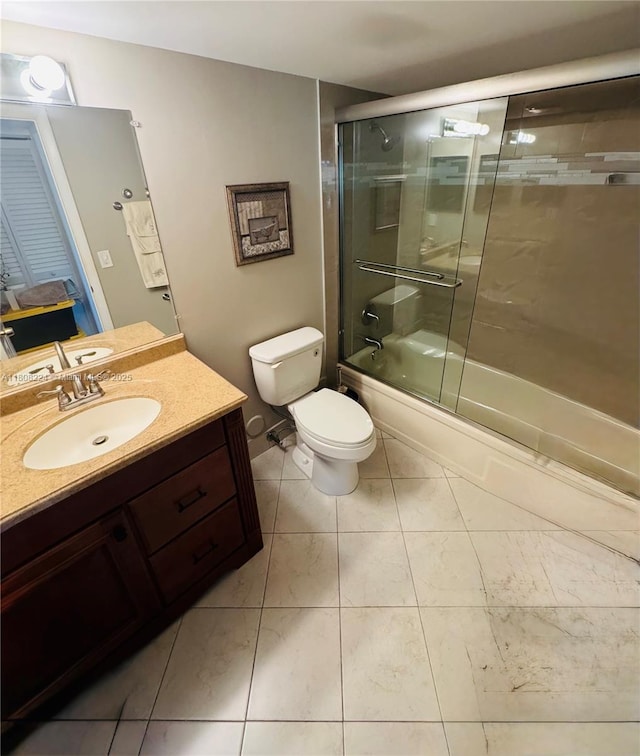 14360 Strathmore Ln Unit 102, Delray Beach, FL 33446 - bathroom featuring bath / shower combo with glass door and vanity