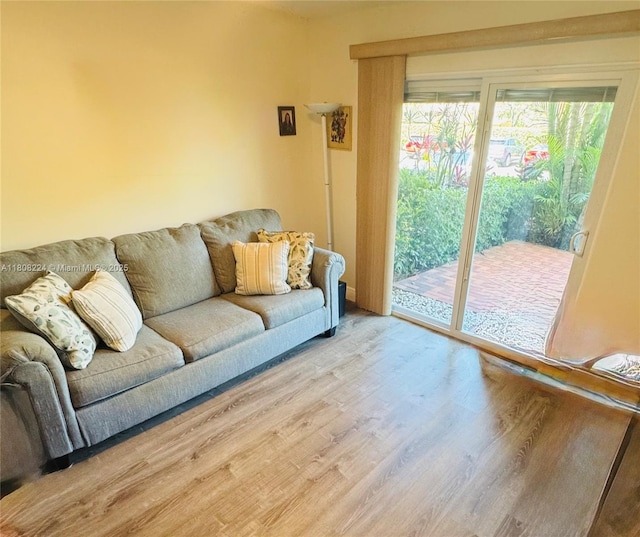 14360 Strathmore Ln Unit 102, Delray Beach, FL 33446 - living area featuring wood finished floors