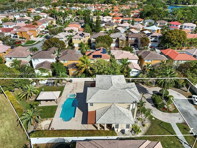 11230 SW 156th Ave, Miami, FL 33196 - aerial view of residential area featuring a pool