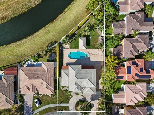 11230 SW 156th Ave, Miami, FL 33196 - bird's eye view of a pool