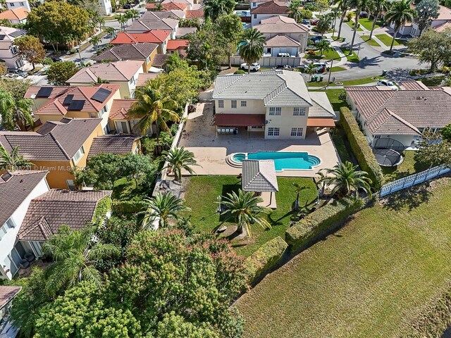 11230 SW 156th Ave, Miami, FL 33196 - aerial view of residential area with a pool