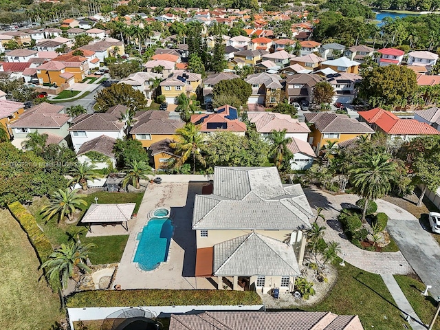 11230 SW 156th Ave, Miami, FL 33196 - aerial perspective of suburban area featuring a pool