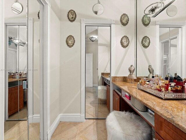 11230 SW 156th Ave, Miami, FL 33196 - bathroom with vanity and baseboards