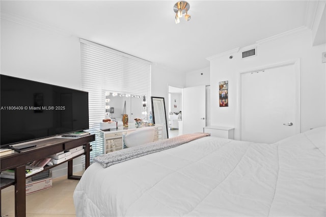 1401 SW 22nd St Unit 701, Miami, FL 33145 - bedroom with ornamental molding
