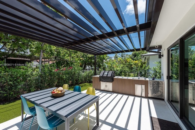 8959 Abbott Ave, Surfside, FL 33154 - view of patio / terrace featuring outdoor dining space