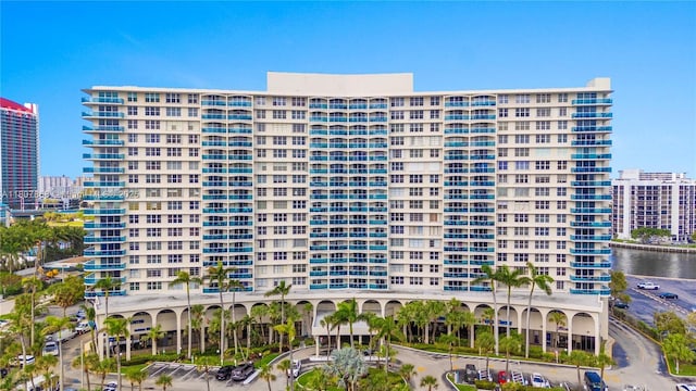3800 S Ocean Dr Unit 1810, Hollywood, FL 33019 - view of apartment building / complex featuring a water view and a city view