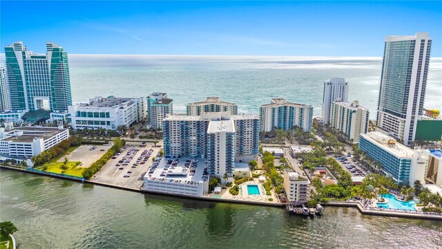 3800 S Ocean Dr Unit 1810, Hollywood, FL 33019 - view of urban area featuring a large body of water and a pool area