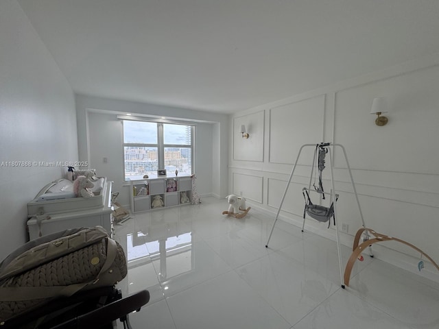 3800 S Ocean Dr Unit 1810, Hollywood, FL 33019 - tiled living area with baseboards