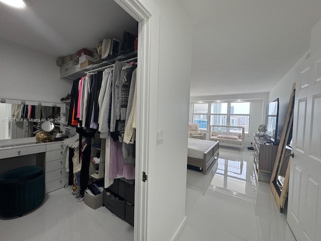 3800 S Ocean Dr Unit 1810, Hollywood, FL 33019 - walk in closet featuring tile patterned flooring