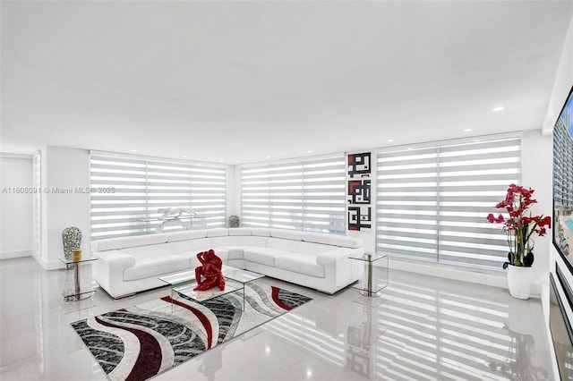 2751 S Ocean Dr Unit 301S, Hollywood, FL 33019 - tiled living room featuring plenty of natural light