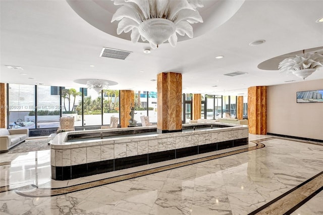 2751 S Ocean Dr Unit 301S, Hollywood, FL 33019 - building lobby with recessed lighting