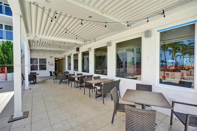2751 S Ocean Dr Unit 301S, Hollywood, FL 33019 - view of patio / terrace with outdoor dining area
