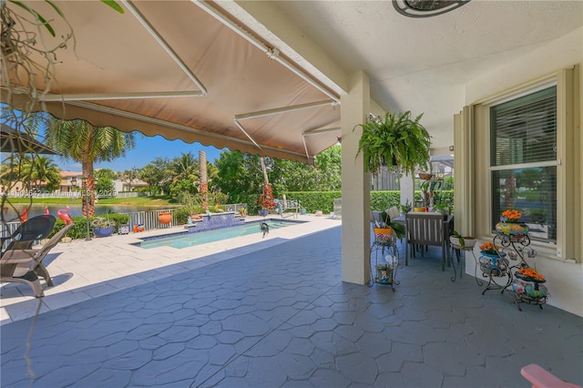 4604 SW 132nd Ave, Miramar, FL 33027 - view of patio with an outdoor pool