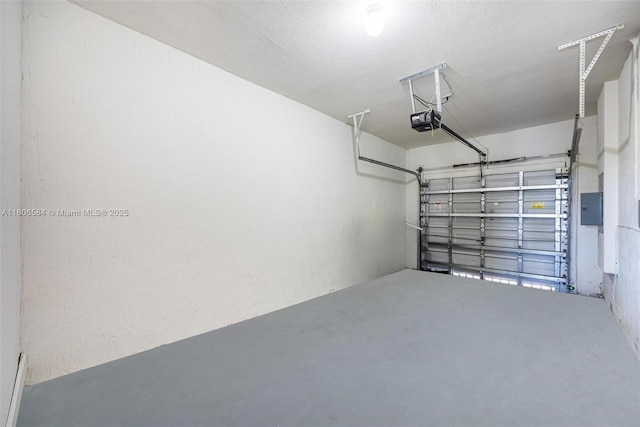 1985 SE 3rd St, Homestead, FL 33033 - garage featuring a garage door opener and electric panel