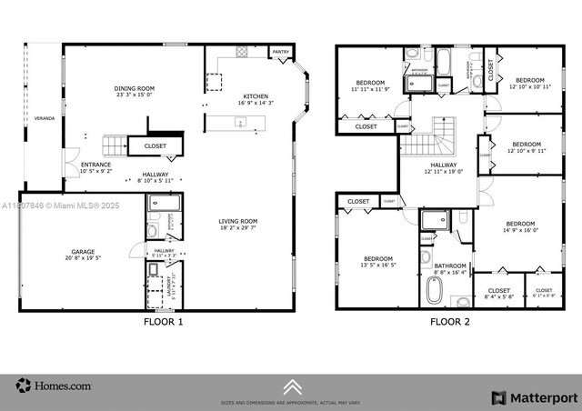850 Nandina Dr, Weston, FL 33327 - home floor plan