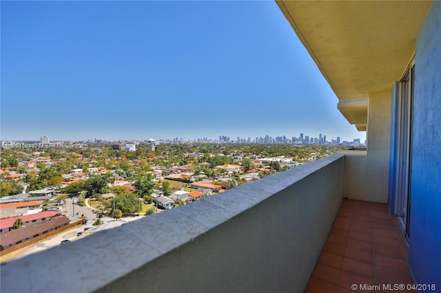 3000 Coral Way Unit 1505, Miami, FL 33145 - balcony featuring a skyline view