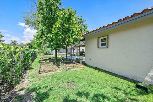 11186 NW 21st St, Coral Springs, FL 33071 - view of yard with a vegetable garden
