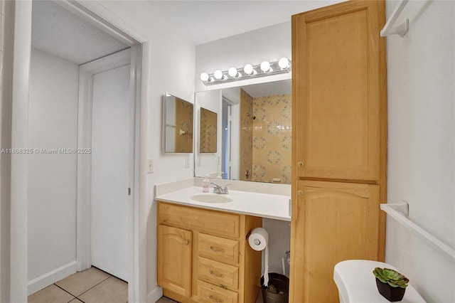 1551 NW 92nd Ave Unit 185, Pembroke Pines, FL 33024 - full bath with tile patterned floors, vanity, and a shower