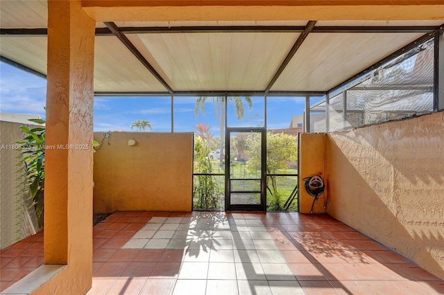 1551 NW 92nd Ave Unit 185, Pembroke Pines, FL 33024 - unfurnished sunroom featuring plenty of natural light