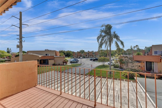 1551 NW 92nd Ave Unit 185, Pembroke Pines, FL 33024 - wooden deck with a residential view