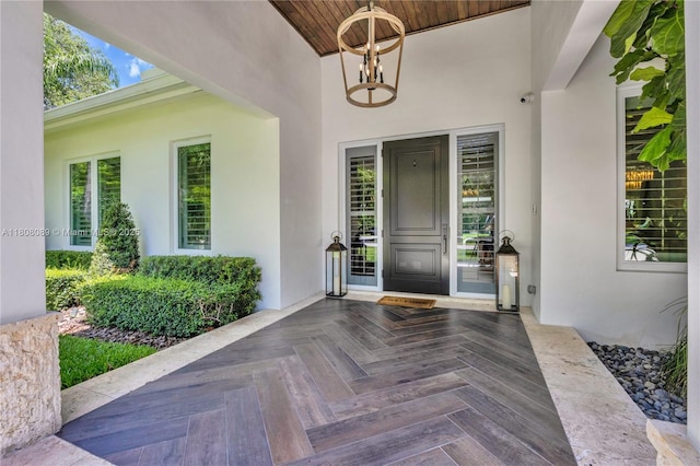 7495 SW 105th Ter, Pinecrest, FL 33156 - view of exterior entry featuring stucco siding