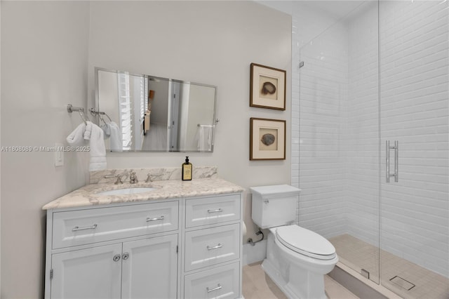 7495 SW 105th Ter, Pinecrest, FL 33156 - full bath with vanity, toilet, and a shower stall