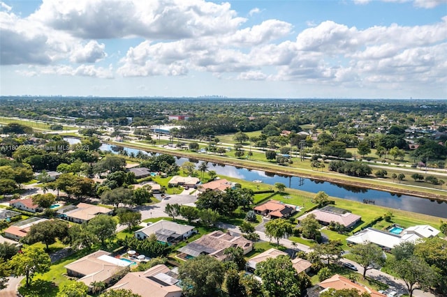 9919 SW 1st Ct, Coral Springs, FL 33071 - aerial view of residential area featuring a large body of water