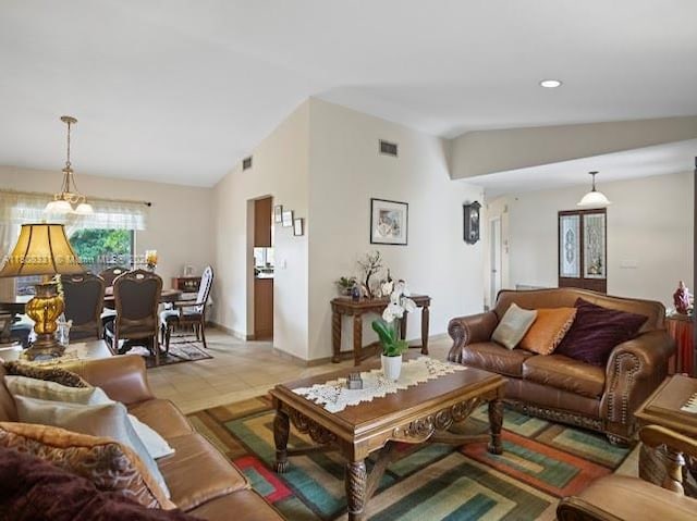 15824 Cotswold Ct, Davie, FL 33331 - living area featuring vaulted ceiling