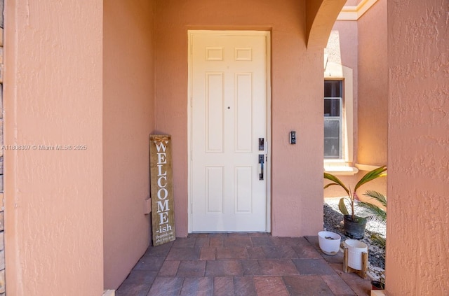 3427 W 89th Ter, Hialeah, FL 33018 - property entrance featuring stucco siding