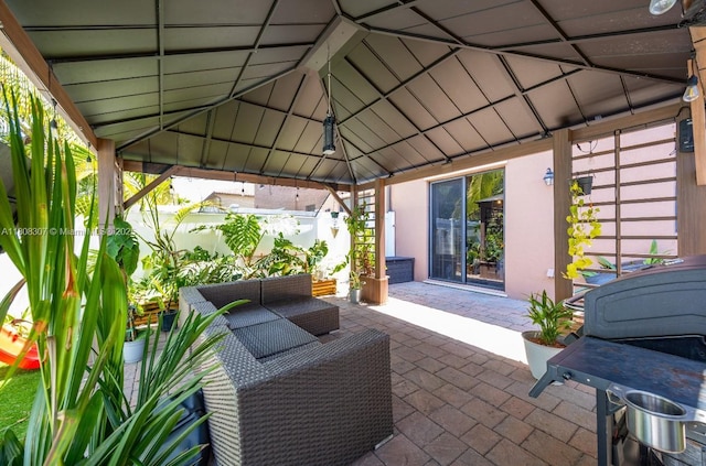 3427 W 89th Ter, Hialeah, FL 33018 - view of patio / terrace featuring a gazebo