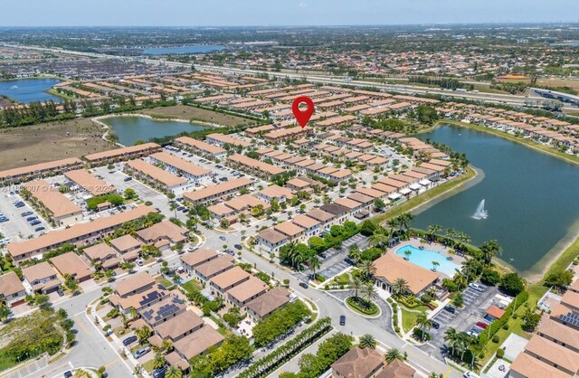 3427 W 89th Ter, Hialeah, FL 33018 - aerial view of property's location with a nearby body of water and a pool