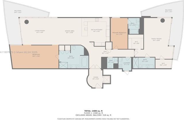 17001 Collins Ave Unit 2501, Sunny Isles Beach, FL 33160 - property floor plan
