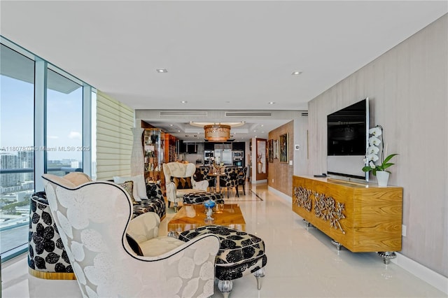 17001 Collins Ave Unit 2501, Sunny Isles Beach, FL 33160 - living area with floor to ceiling windows
