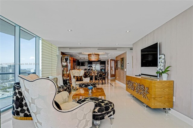 17001 Collins Ave Unit 2501, Sunny Isles Beach, FL 33160 - living area with floor to ceiling windows