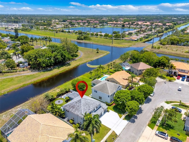 9192 Picot Ct, Boynton Beach, FL 33472 - aerial view of residential area featuring a large body of water