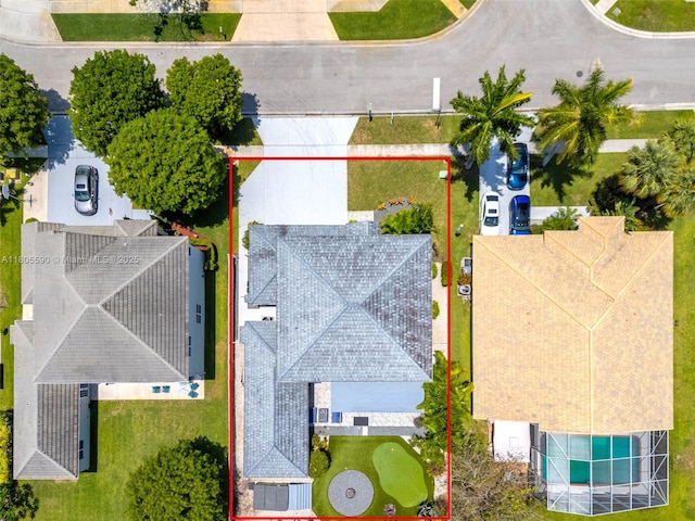 9192 Picot Ct, Boynton Beach, FL 33472 - aerial view of property's location featuring property boundaries highlighted