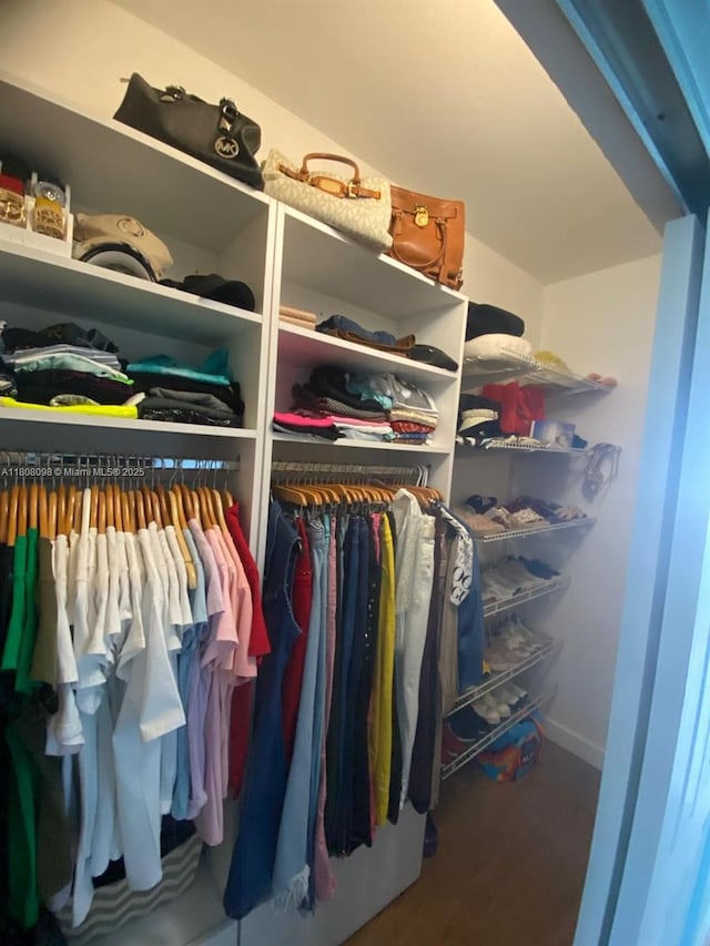 3406 W 88th St, Hialeah, FL 33018 - spacious closet featuring wood finished floors