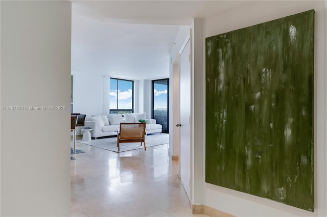 1330 W Ave Unit 902, Miami Beach, FL 33139 - hall featuring light tile patterned flooring
