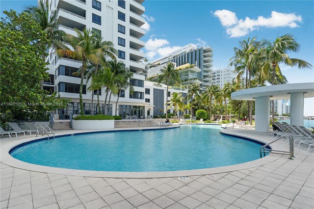 1330 W Ave Unit 902, Miami Beach, FL 33139 - community pool featuring a patio