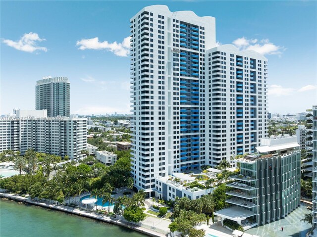 1330 W Ave Unit 902, Miami Beach, FL 33139 - view of building exterior featuring a view of city and a water view