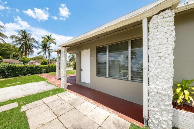 6871 SW 18th St, North Lauderdale, FL 33068 - view of patio / terrace