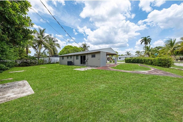 6871 SW 18th St, North Lauderdale, FL 33068 - view of yard featuring cooling unit