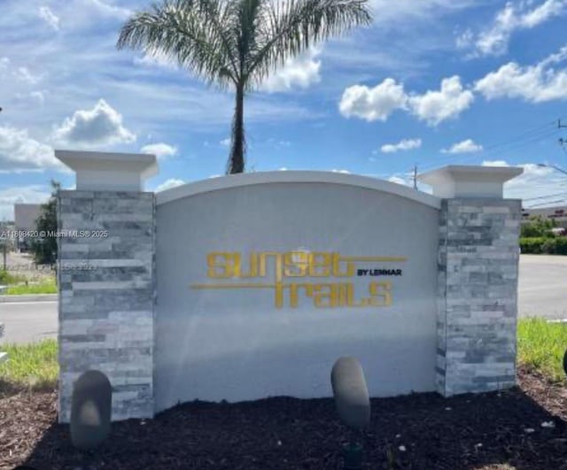11965 NW 47th Mnr, Coral Springs, FL 33076 - view of community sign