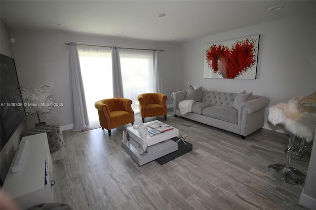 3045 SW 129th Way Unit 152, Miramar, FL 33027 - living area with wood finished floors and baseboards