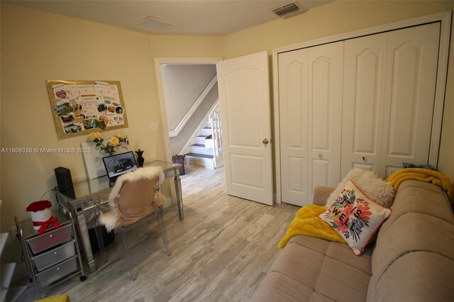 3045 SW 129th Way Unit 152, Miramar, FL 33027 - home office with light wood finished floors