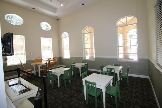 3045 SW 129th Way Unit 152, Miramar, FL 33027 - game room featuring wainscoting, a raised ceiling, and baseboards