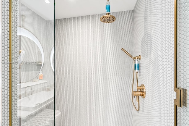 2678 Tigertail Ave Unit 713, Miami, FL 33133 - bathroom view of a tile shower
