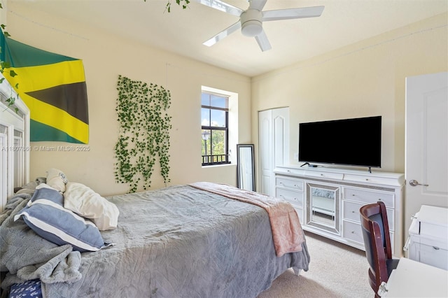 9618 Waterview Way, Parkland, FL 33076 - carpeted bedroom with ceiling fan